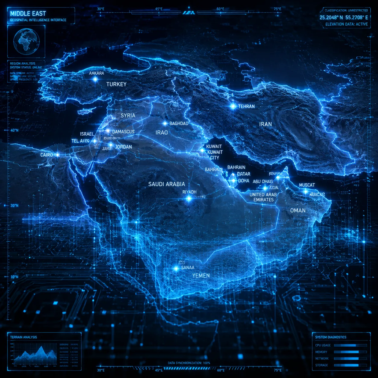 Middle East Map