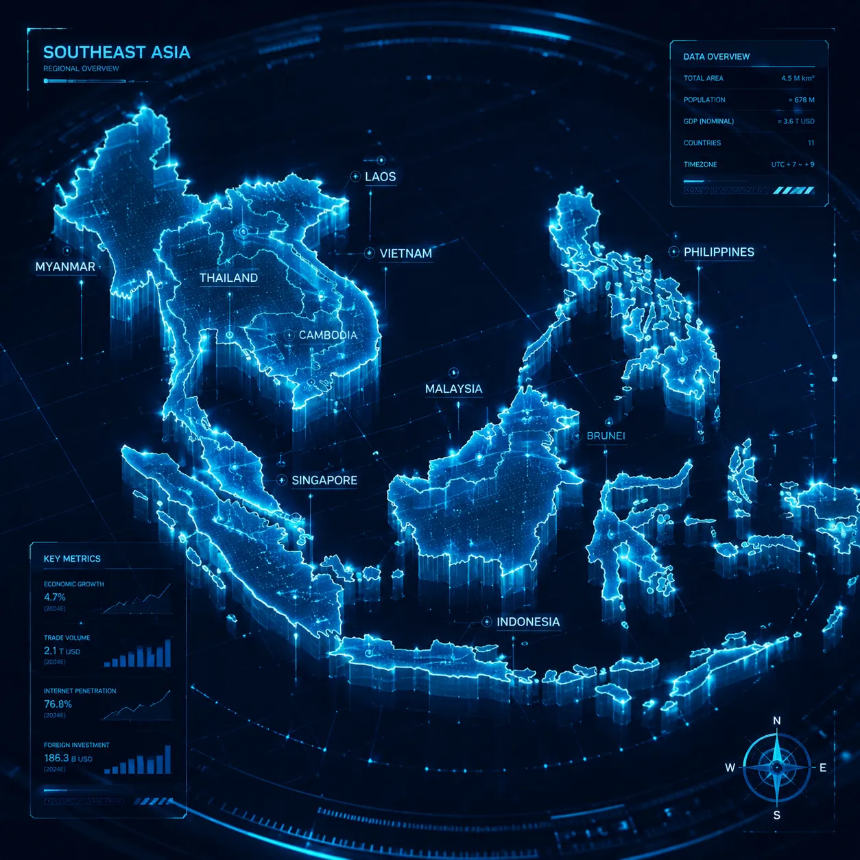 Southeast Asia Map